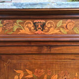 Commode en marqueterie de style restauration - XIXe