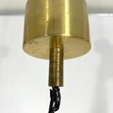 Vintage brass Stilux Milano chandelier, Italy 1960s
