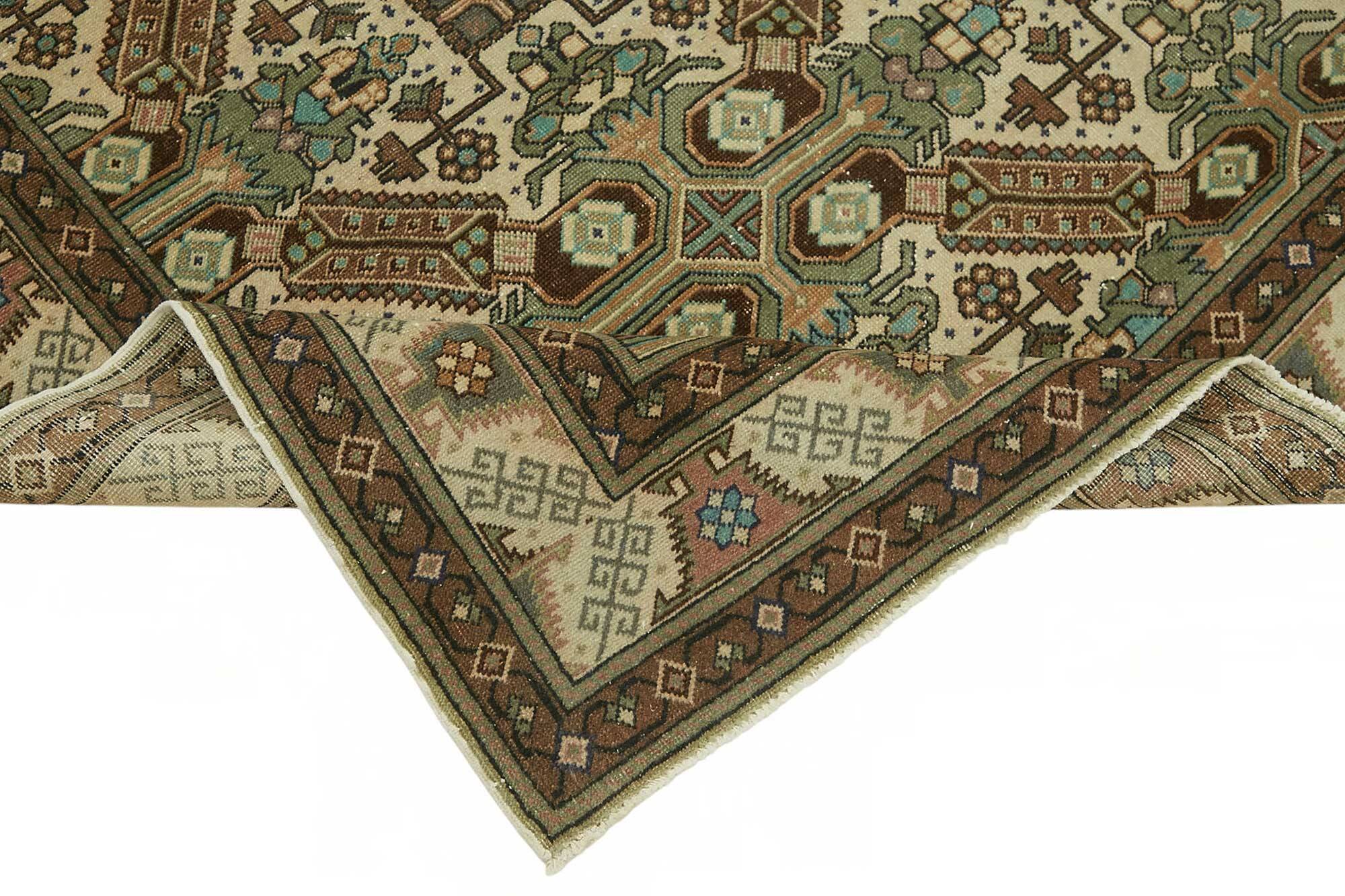 Turkish Wool Vintage Kayseri Rug 190 cm x 288 cm
