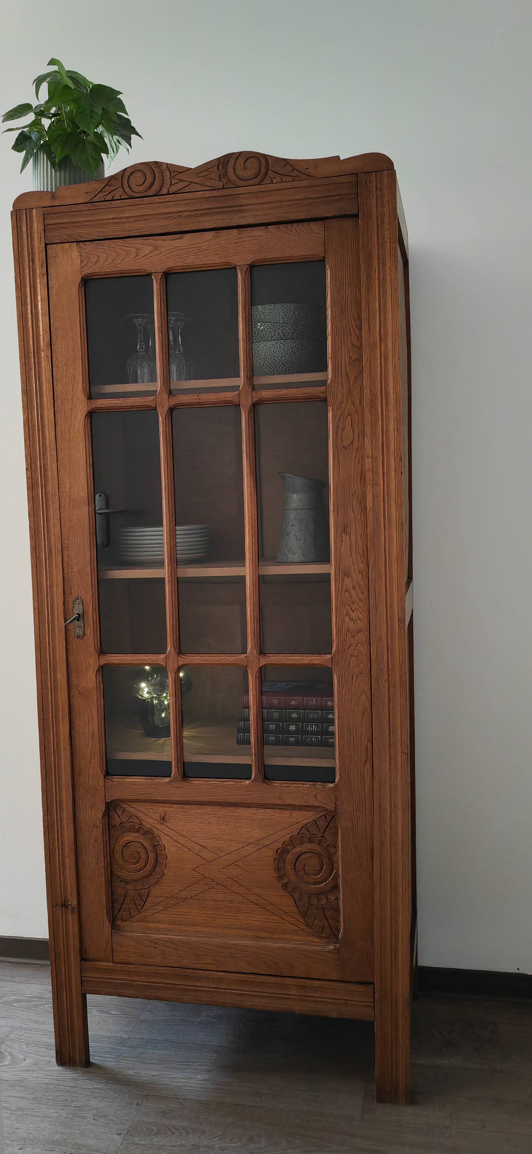 Parisian glass cabinet