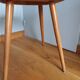 2 chairs bistro Baumann model 740 wood and skaï Scandinavian style