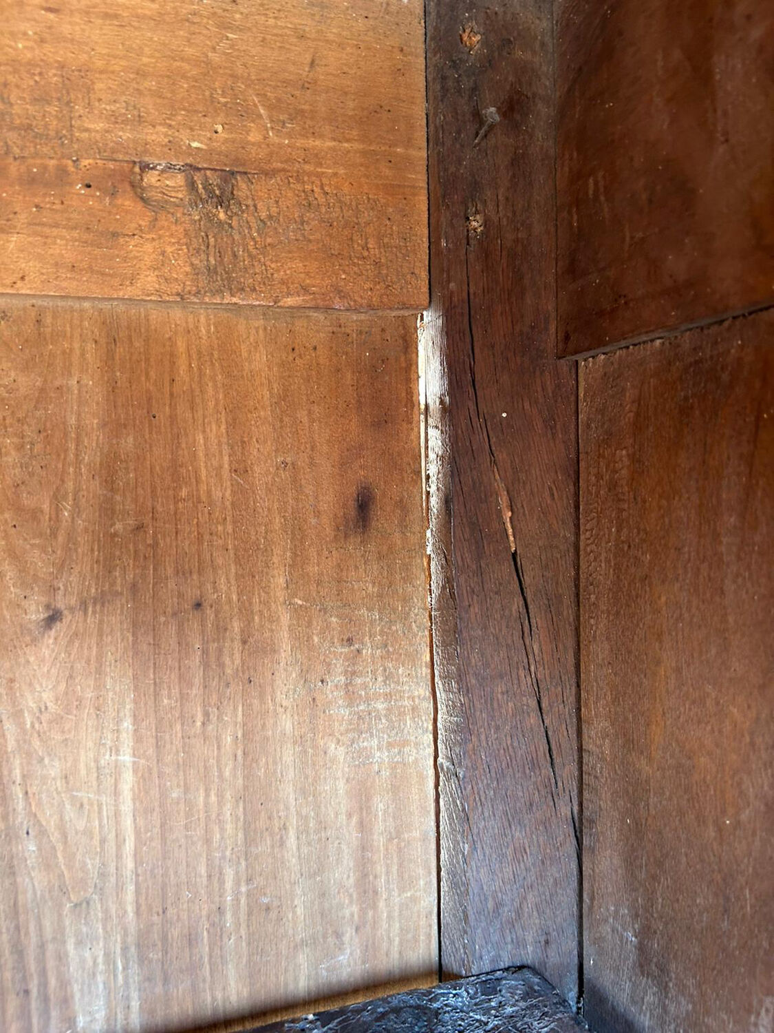 Antique wardrobe Louis XV style walnut