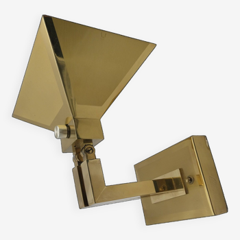 Italian design brass wall light