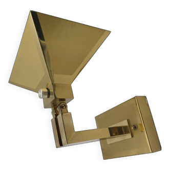 Italian design brass wall light