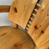 Pine armchair René Daumiller