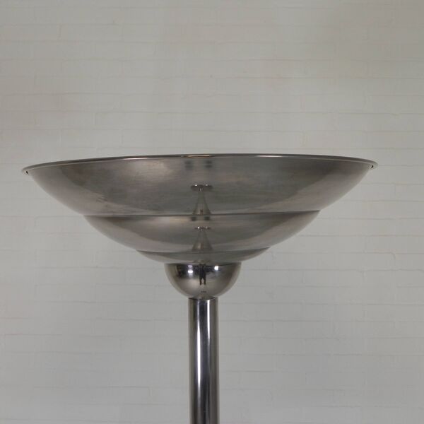 Lampadaire Art déco, uplight, lampadaire Pays-Bas, années 1930