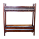 Solid wood and zinc planter