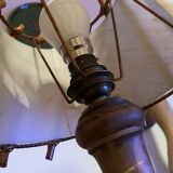 Lampe de chevet bois d’époque