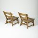 Paire de chaises brutalistes en chêne par Dittmann & Co pour Awa Radbound, 1960s