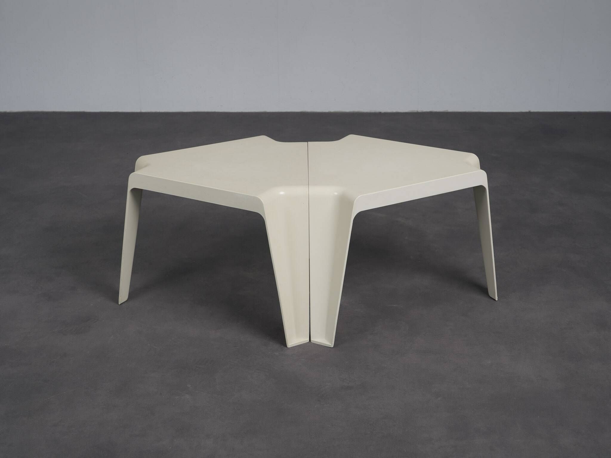 Set of 6 modular tables by Helmut Bätzner for Bofinger, Germany, 1970s
