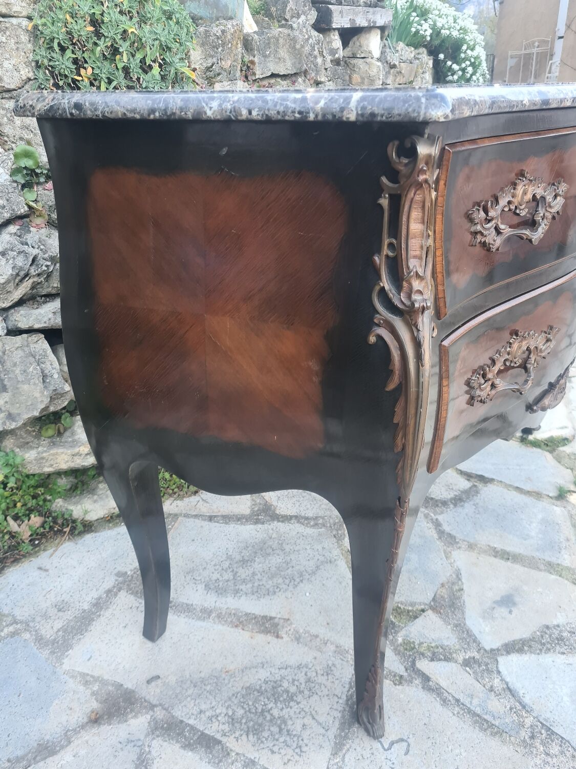 Commode Louis XV en Marqueterie
