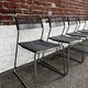 Set of 4 scoubidou chairs, "Melker" model, sled base (vintage IKEA)