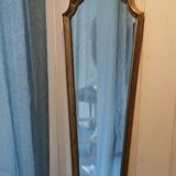 Long gilded mirror Louis XV style, 95x35 cm