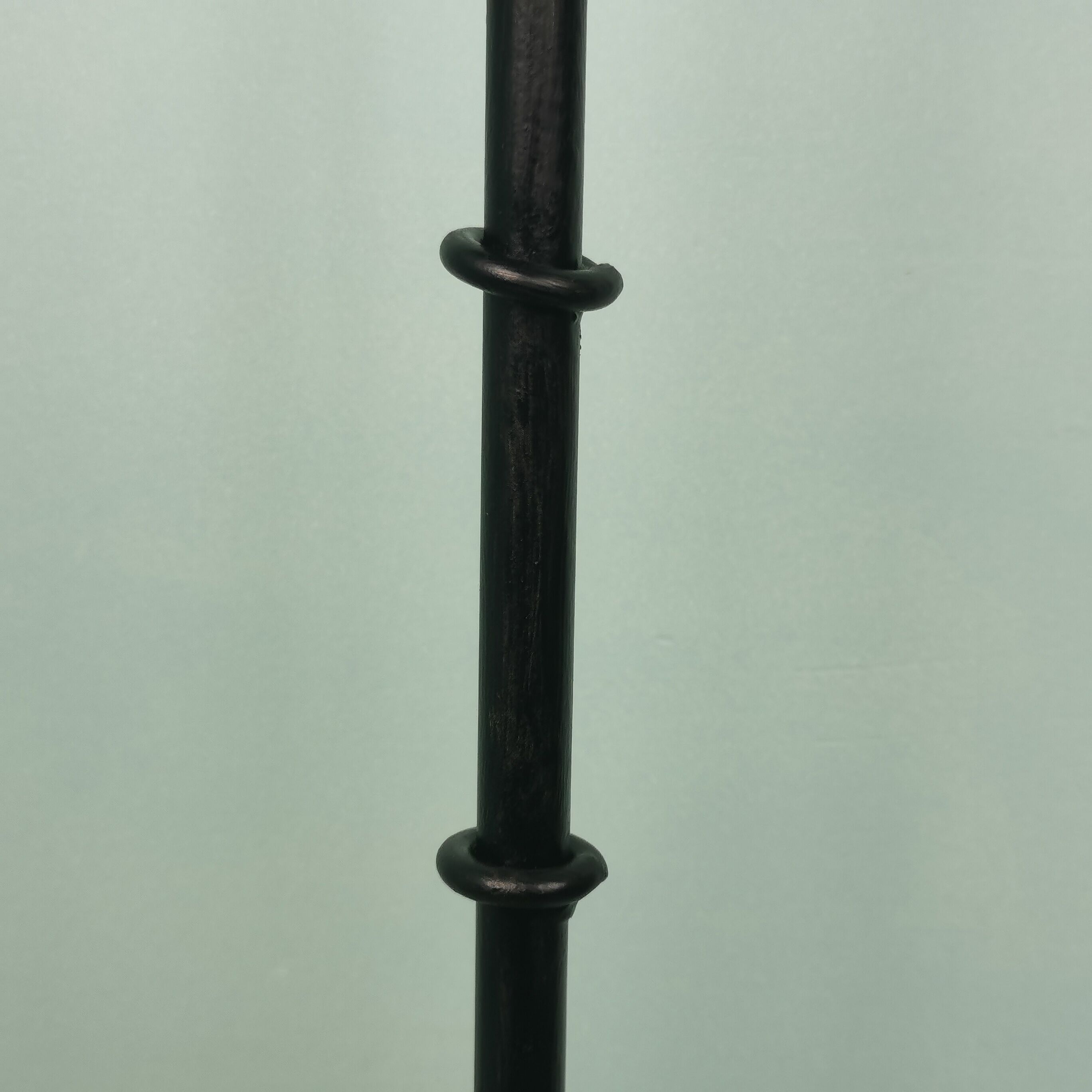 Wrought iron candlesticks
