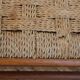 Paire de chaises bois et corde
