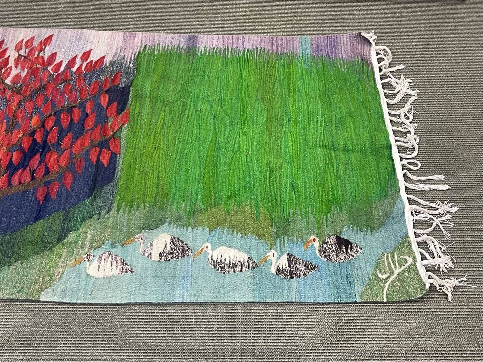 Handmade wool Egyptian rug