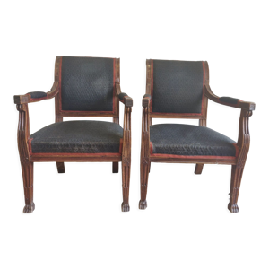 paire de fauteuils epoque