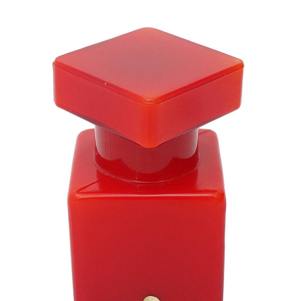 Red glass bottle by Luciano Vistosi for Vistosi, 1960s.