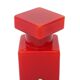 Red glass bottle by Luciano Vistosi for Vistosi, 1960s.