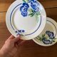 Set of 4 flat plates mismatched