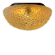 Vintage glass ceiling light by Helena Tynell for Glashütte Limburg