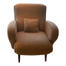 Grey scandinavian club armchair
