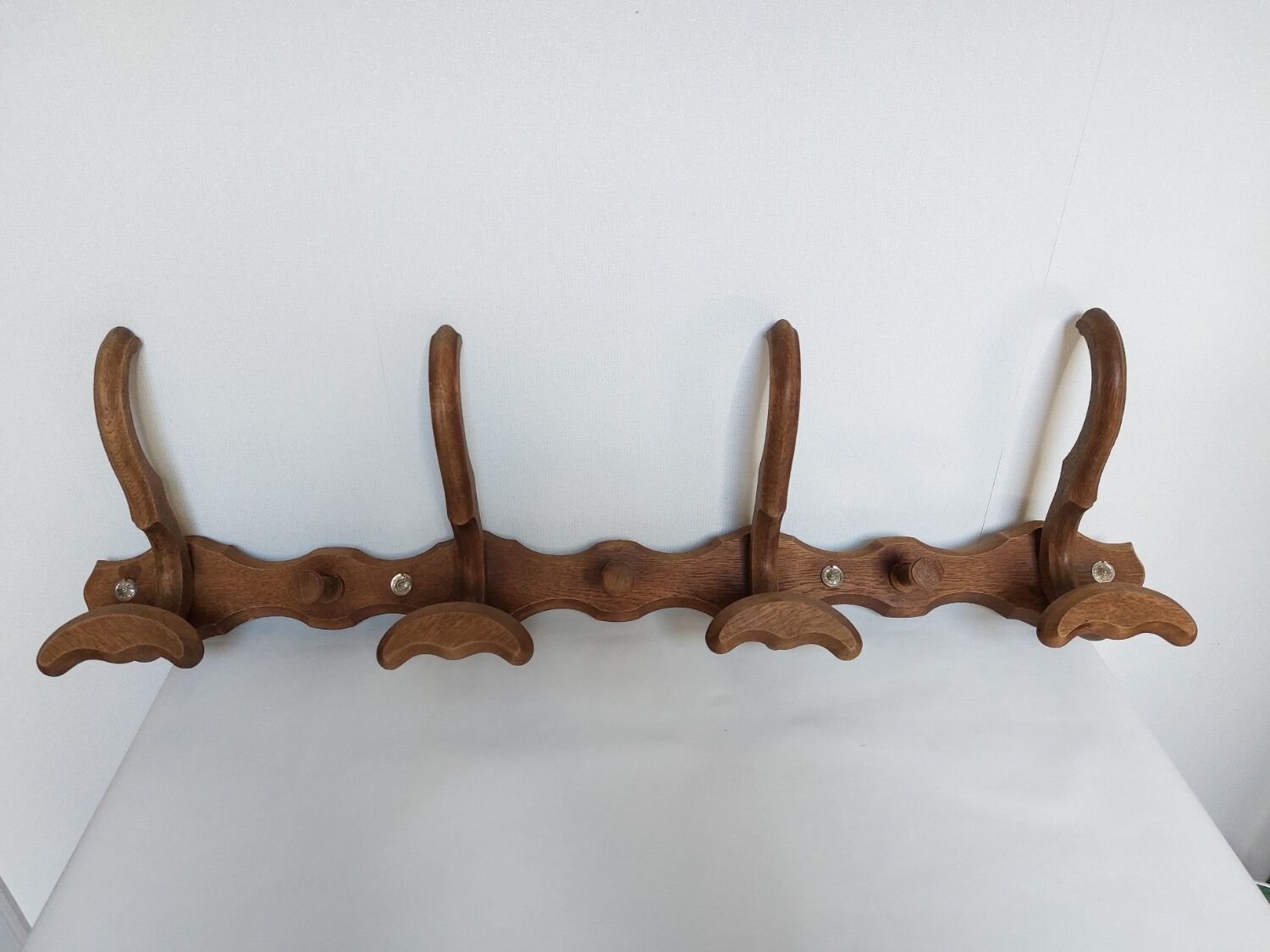 Antique wooden coat rack