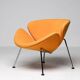 Fauteuil orange slice par Pierre Paulin