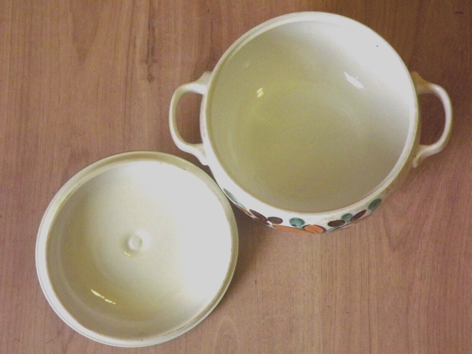 Vintage Boch La Louvière Corfou Collection Large Serving Dish with Lid