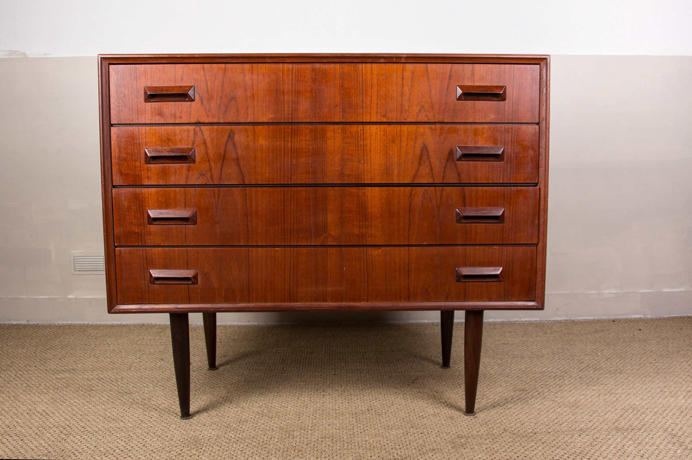 Danish teak chest of drawers by Borge Mogensen for Soborg Mobelfabrik 1960