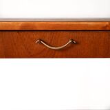 Table de chevet scandinave en teck et acajou des années 1950