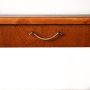 Table de chevet scandinave en teck et acajou des années 1950