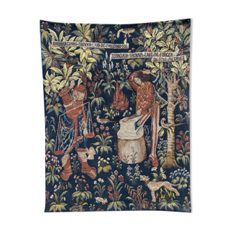 Tapestry point de l'halluin 3879 the art of fire mid-twentieth flanders