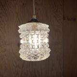 Vintage glass pendant lamp