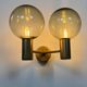 Pair of vintage double wall lights, Hans-Agne Jakobsson V 149/2 Sweden 70