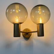 Pair of vintage double wall lights, Hans-Agne Jakobsson V 149/2 Sweden 70