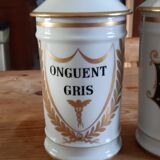 2 Limoges Porcelain Pharmacy Pots