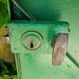Workshop/industrial style steel door