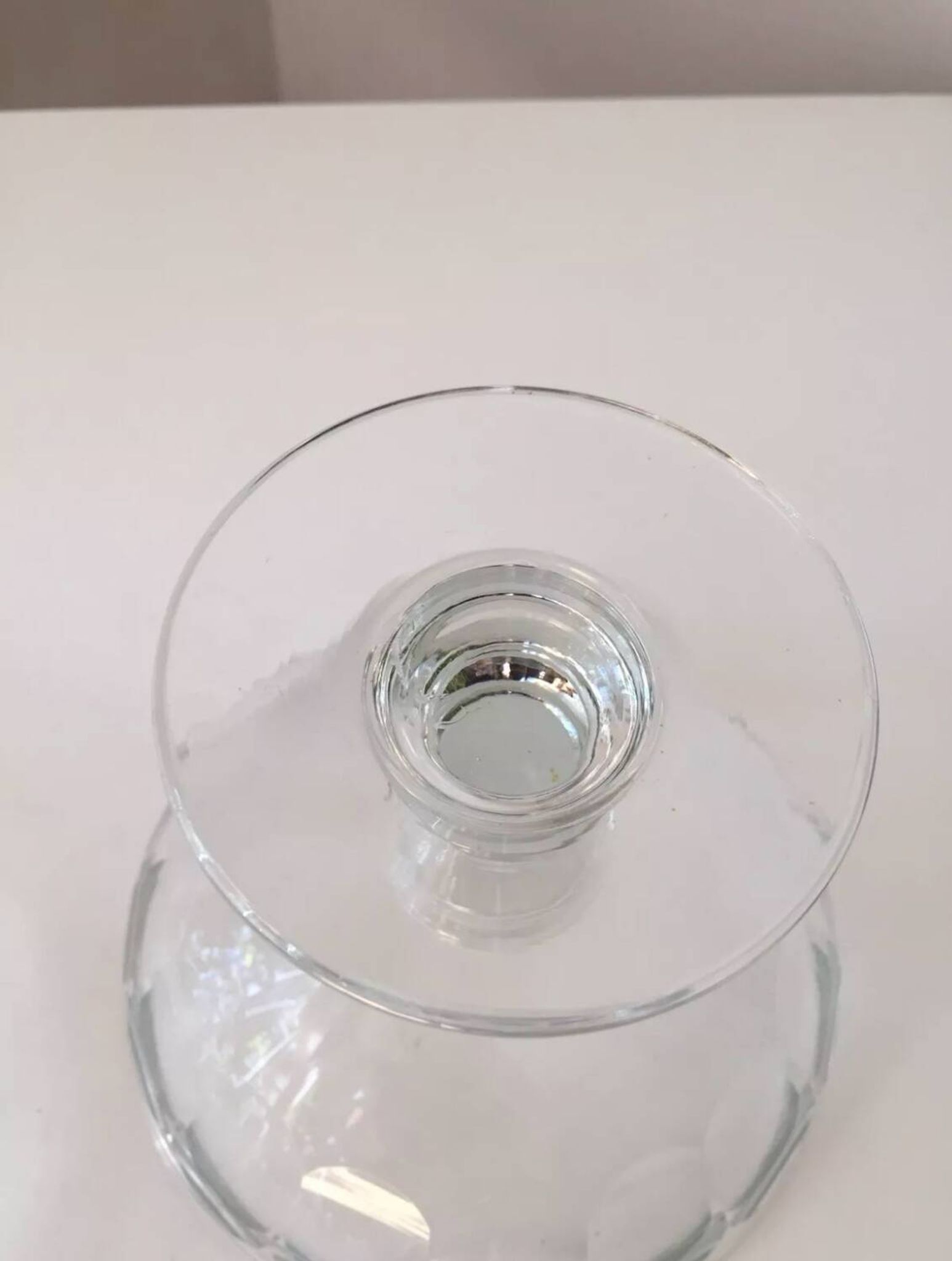 Ancienne bonbonnière, drageoir en cristal de style Baccarat