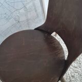 Set of 4 Scandinavian chairs from the 1960s.