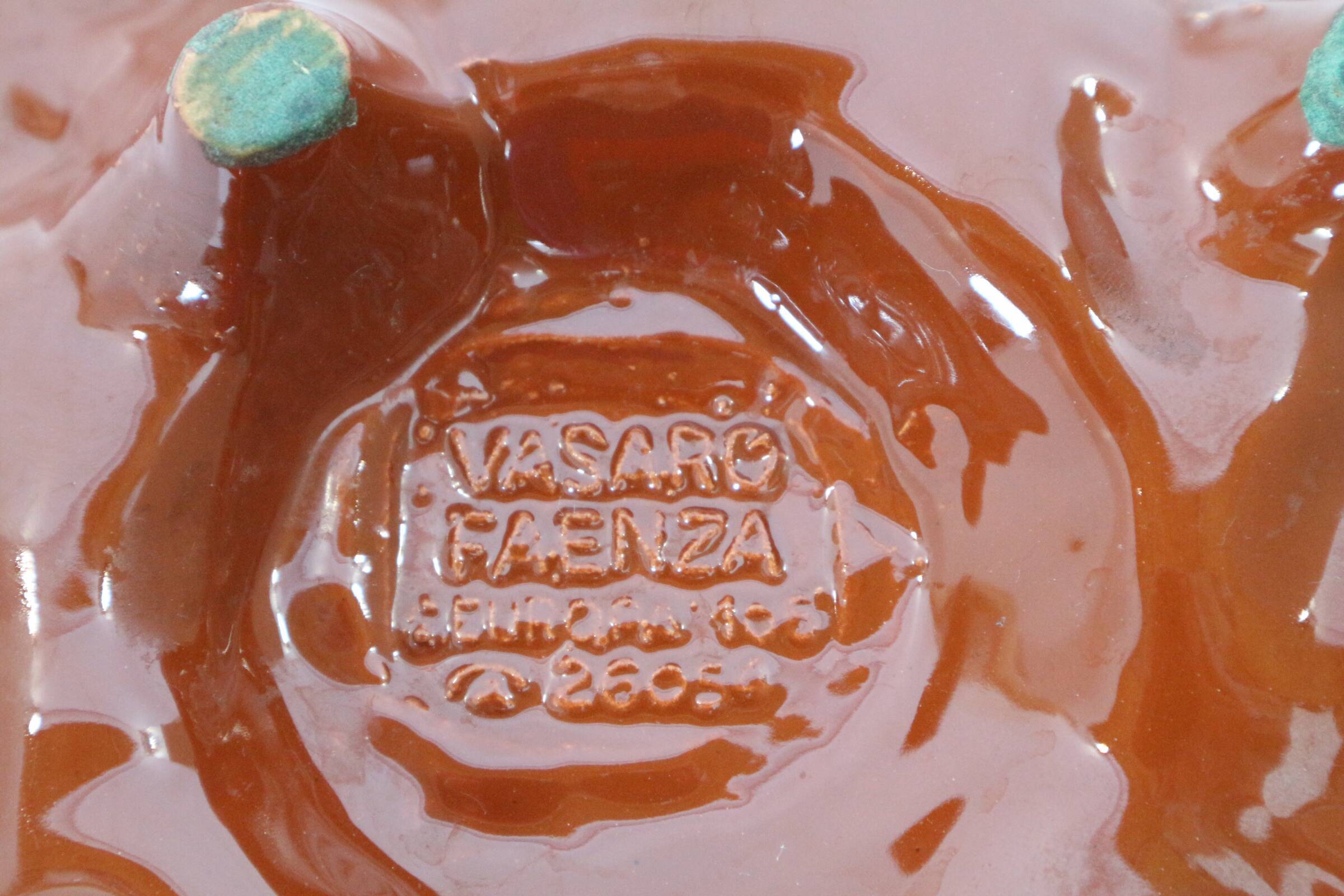 Vasaro Faenza vintage trinket bowl