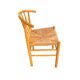 Set of six Scandinavian chairs, in natural wood and rope, Erik Ole Jorgensen, Kvist publisher
