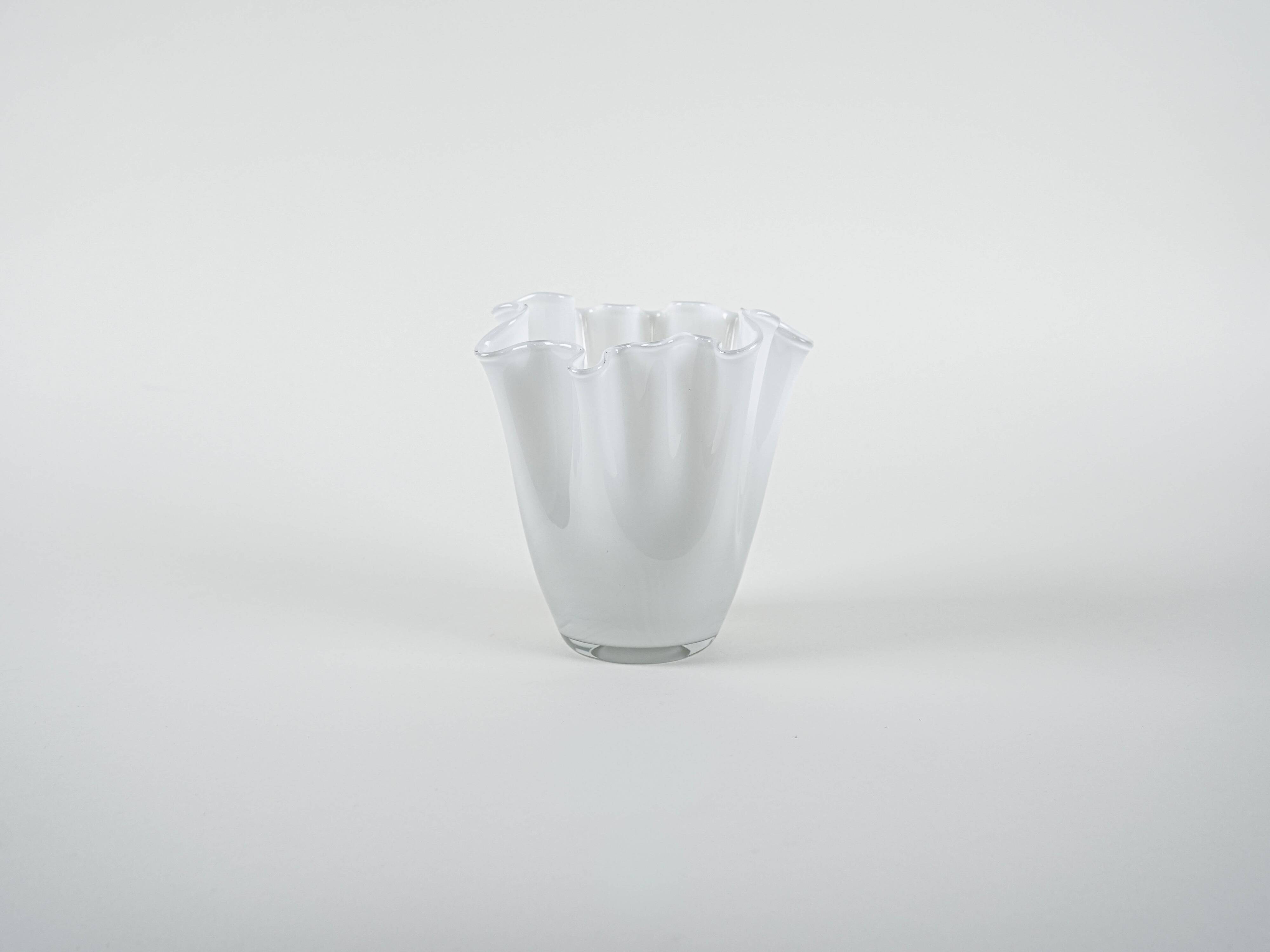 White vase, Danish design, 1970s, made in Denmark