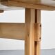 Solid pine table, Les Arcs, France.