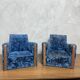 Paire de fauteuils de maitrise