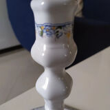 Pair of candlesticks Moustiers