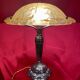 Vintage Art Nouveau lamp signed "Degué", from the 1920s