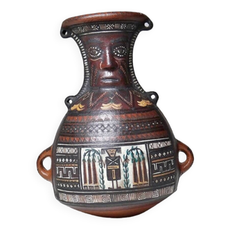 Small anthropomorphic vase Antonio Olave Cuzco Peru