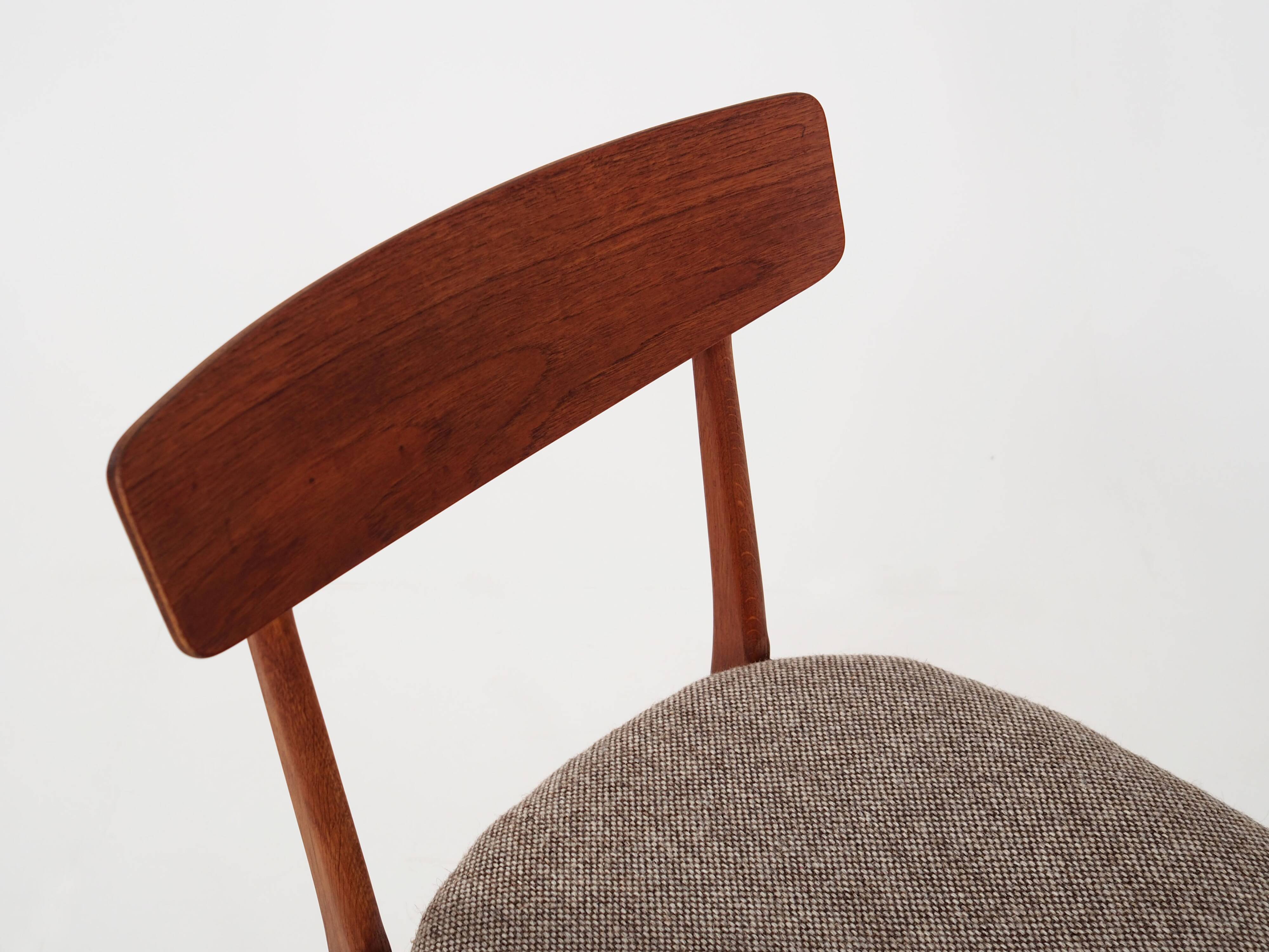 Teak chairs, 1970s design