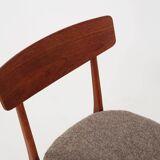 Teak chairs, 1970s design